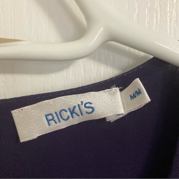 RICKI’S | Purple Blouse | Size Medium - Picture 3 of 4